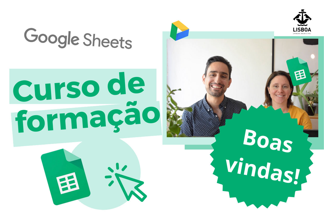 boas vindas ao curso Folhas de Cálculo - Introdução